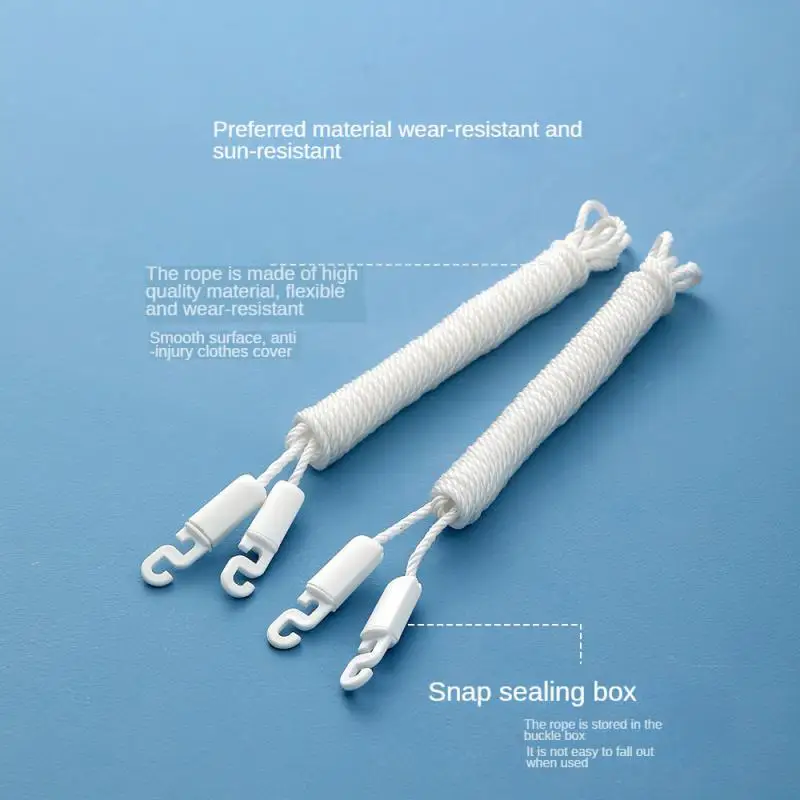 5m Drying Line Non-slip Hanger Line Tighting Buckle Clothes Rope Home Laundry Windproof
5m Drying Line Non-slip Hanger Line Tighting Buckle Clothes Rope Home Laundry Windproof