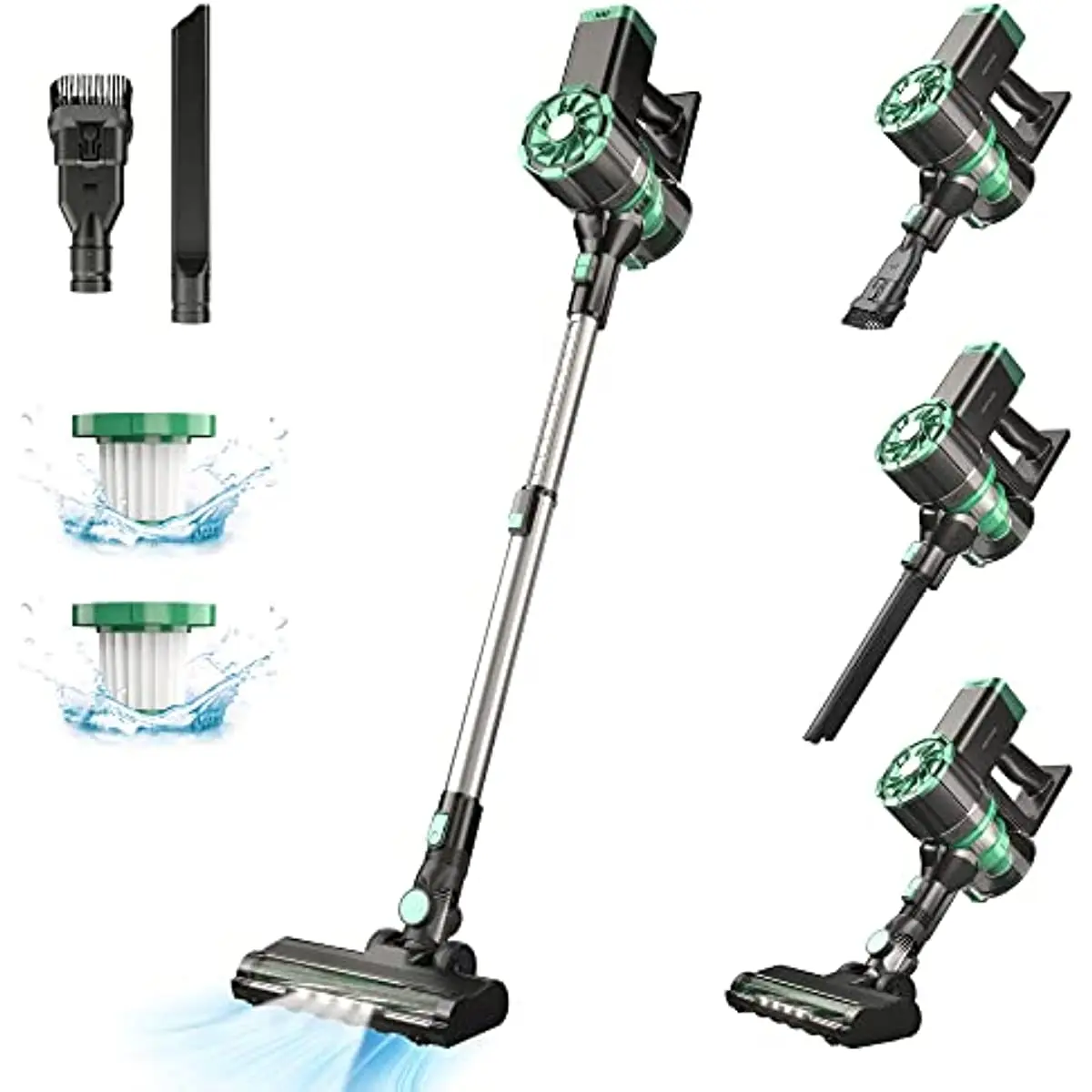 PRETTYCARE Cordless Vacuum Cleaner, 180W Powerful Suction Stick Vacuum with 35min Long Runtime Detachable Battery
PRETTYCARE Cordless Vacuum Cleaner, 180W Powerful Suction Stick Vacuum with 35min Long Runtime Detachable Battery