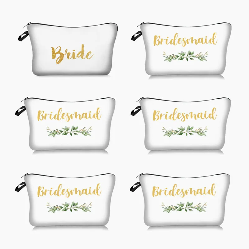 6pcs/set Bride To Be Cosmetic Bag Wedding Decorations Wedding Gift Bags Bridal Shower Party Supplies for Bride Satin Sash Favor
6pcs/set Bride To Be Cosmetic Bag Wedding Decorations Wedding Gift Bags Bridal Shower Party Supplies for Bride Satin Sash Favor