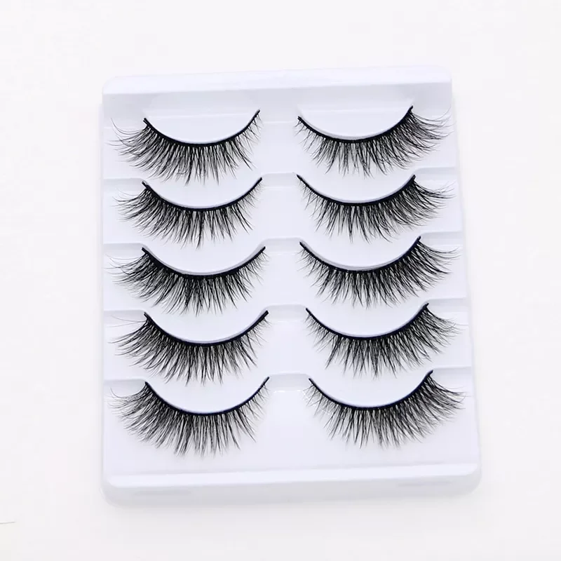 5 Pairs Natural False Eyelashes 3D Mink Fur Lashes Three-dimensional False Eyelashes Daily Eyelashes Lengthen Beauty Supplies
5 Pairs Natural False Eyelashes 3D Mink Fur Lashes Three-dimensional False Eyelashes Daily Eyelashes Lengthen Beauty Supplies