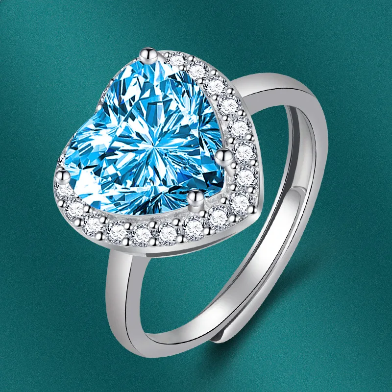 Colorful Treasure Jewelry Pink Love Live Mouth Ring Heart-shaped Full Zircon Ring Opening Adjustable High-end Index Finger Ring
Colorful Treasure Jewelry Pink Love Live Mouth Ring Heart-shaped Full Zircon Ring Opening Adjustable High-end Index Finger Ring