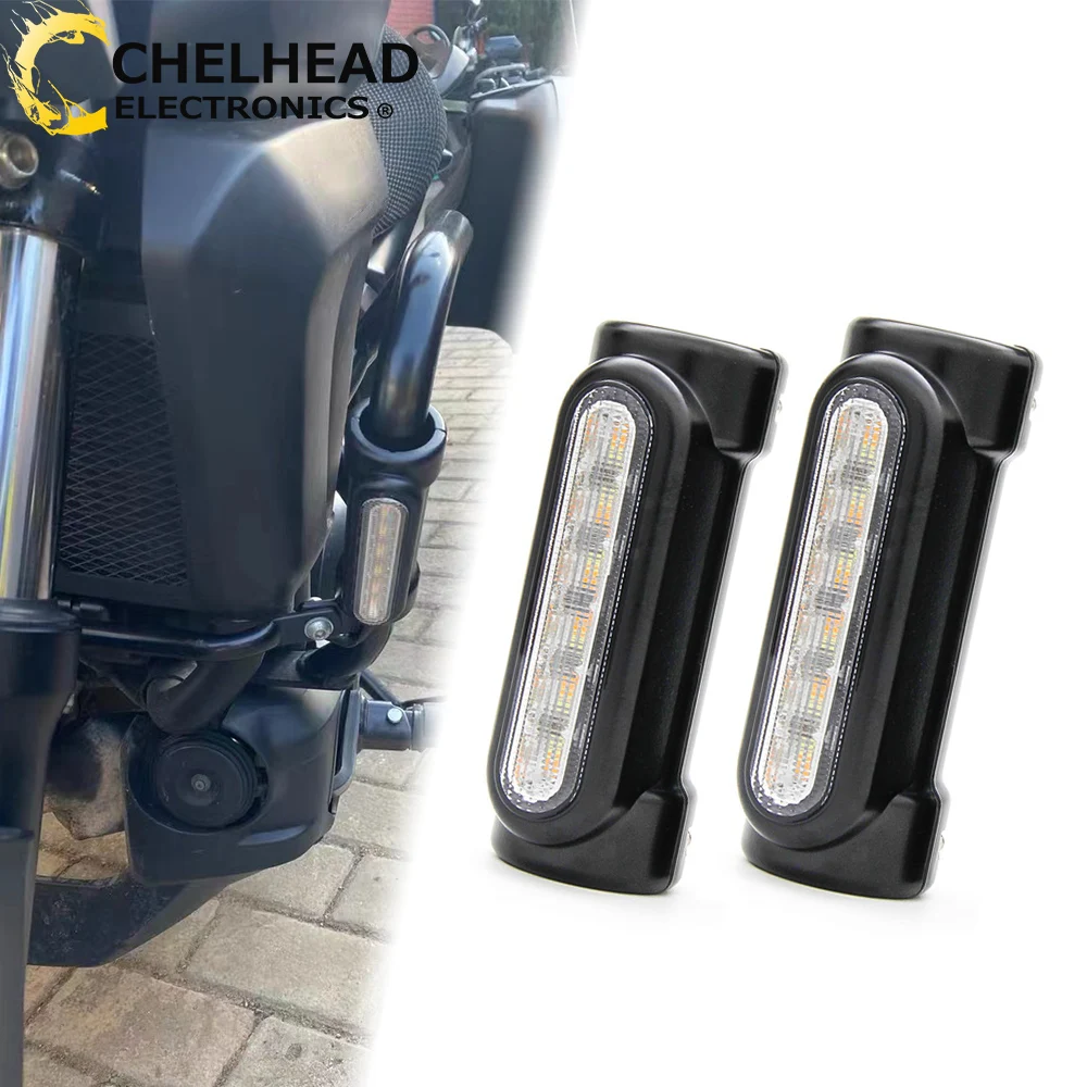 Led DRL Motorcycle Daytime Running Light Turn Signal Warning Lamp Touring Driving Highway Crash Bar Lights Scooter Moto Bulb
Led DRL Motorcycle Daytime Running Light Turn Signal Warning Lamp Touring Driving Highway Crash Bar Lights Scooter Moto Bulb