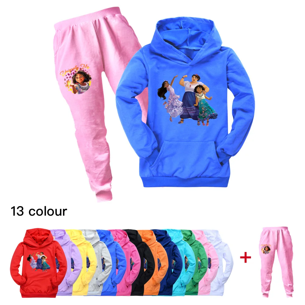 Toddler Girls Fall Clothes Birthday Outfit Girls/Boys Cartoon Print Disney Encanto Tracksuit Hoodie Top + Pants 2 Piece Set
Toddler Girls Fall Clothes Birthday Outfit Girls/Boys Cartoon Print Disney Encanto Tracksuit Hoodie Top + Pants 2 Piece Set