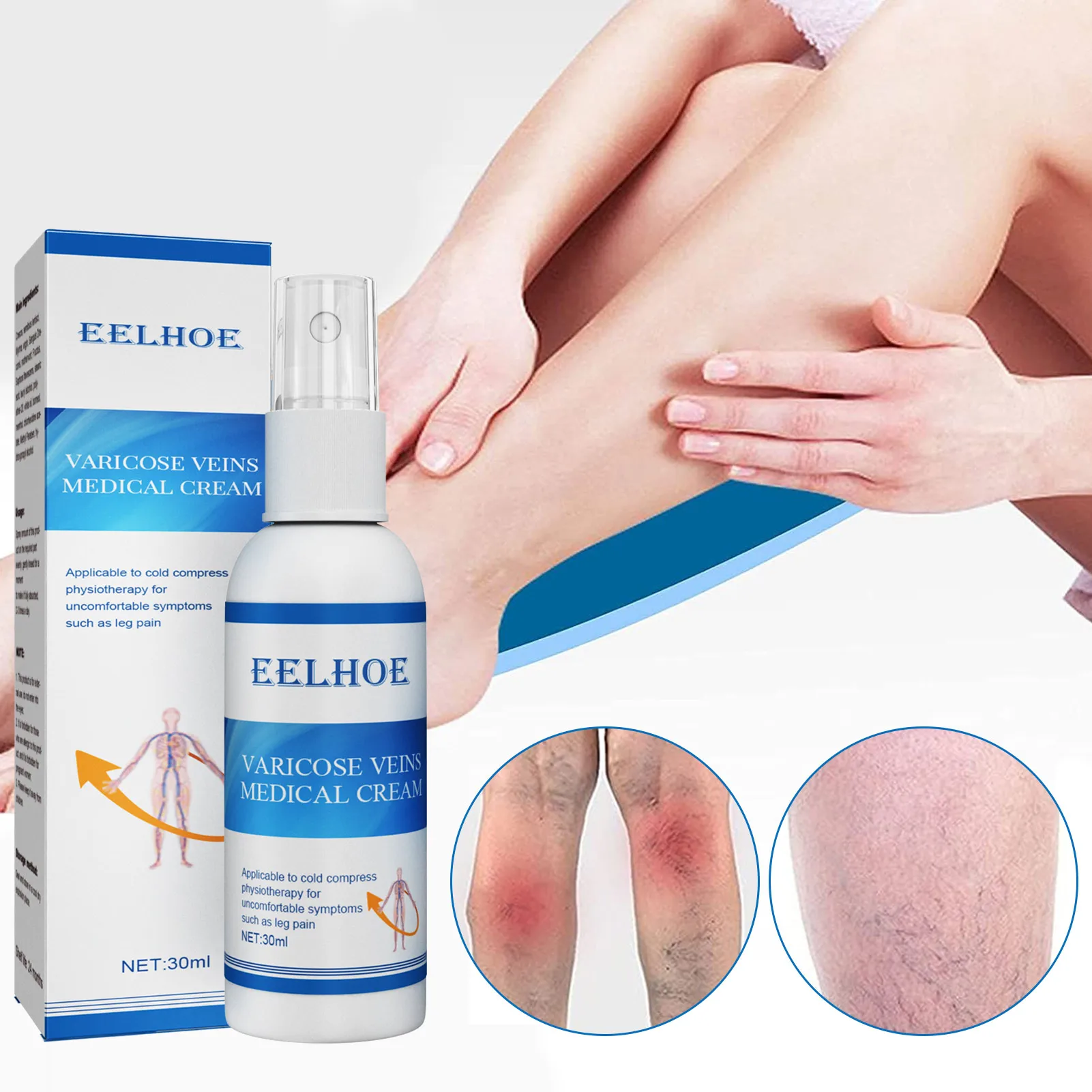 30ml Vein Massage Sprays Varicose Relief Vein Sprays Smoothing Earthworm Legs Relieving Painfulness Bulging Blood Vessels In The
30ml Vein Massage Sprays Varicose Relief Vein Sprays Smoothing Earthworm Legs Relieving Painfulness Bulging Blood Vessels In The