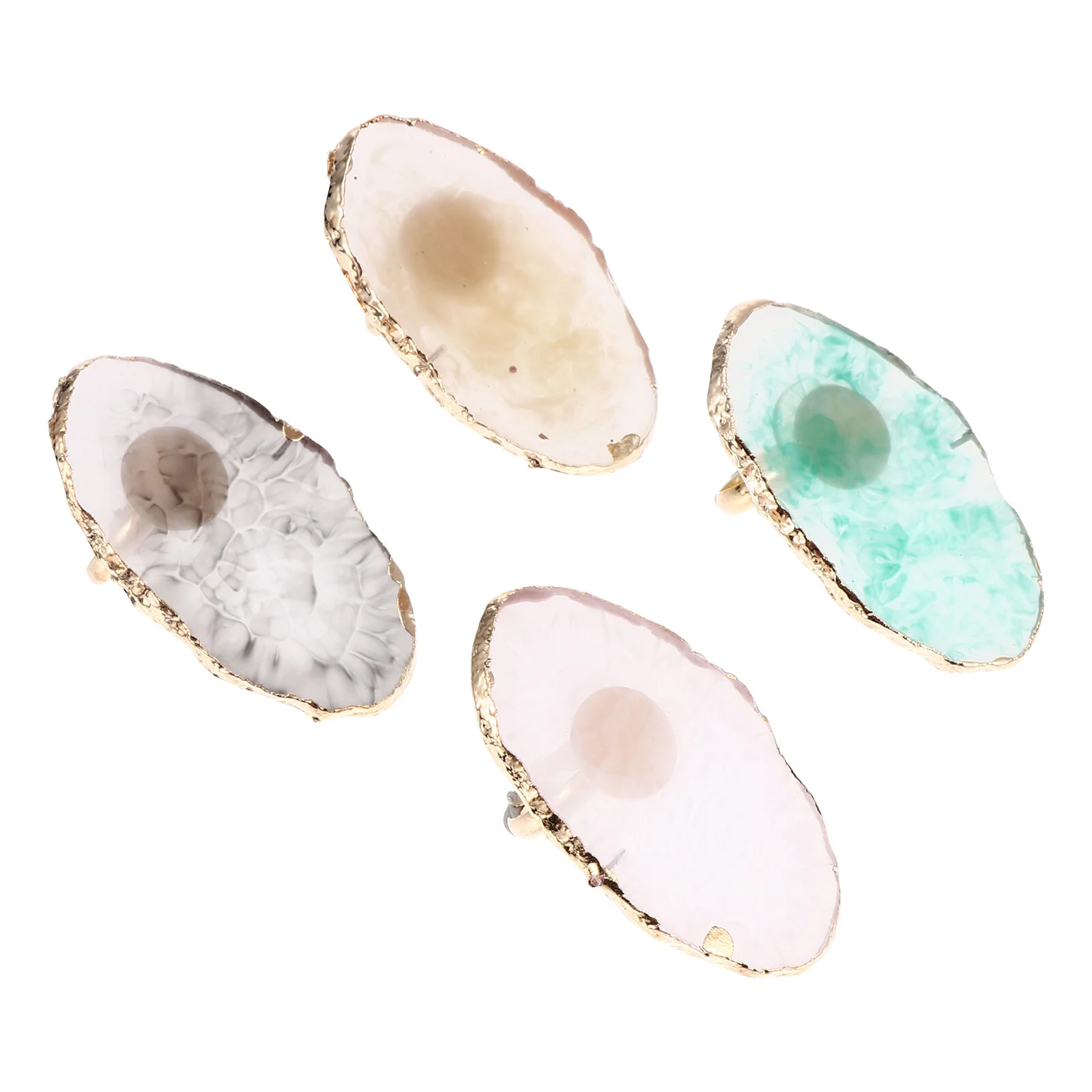 4 Pcs Makeup Palette Nails Color Plate Polish Mixing Tray Colorful Rings Display Gel
4 Pcs Makeup Palette Nails Color Plate Polish Mixing Tray Colorful Rings Display Gel