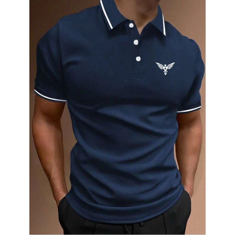 2023 New Eagle Logo Pattern Print Polo Shirt , Men Summer Business Casual Short Sleeve Polo Shirt .
2023 New Eagle Logo Pattern Print Polo Shirt , Men Summer Business Casual Short Sleeve Polo Shirt .