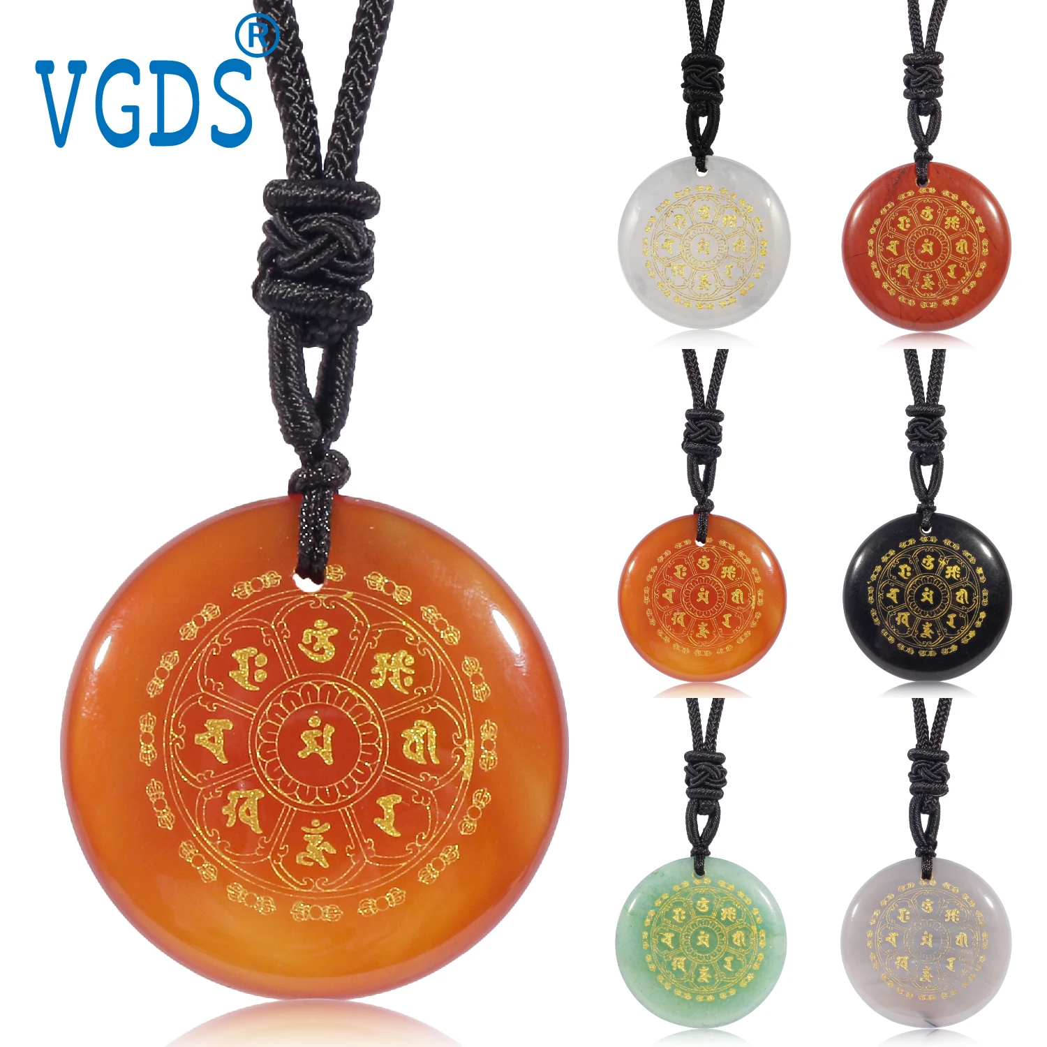 Natural Crystal Gemstone Manjusri Bodhisattva Great Virtuous Heart Truth Sanskrit Symbol Incantation Pendants Men Women Necklace
Natural Crystal Gemstone Manjusri Bodhisattva Great Virtuous Heart Truth Sanskrit Symbol Incantation Pendants Men Women Necklace