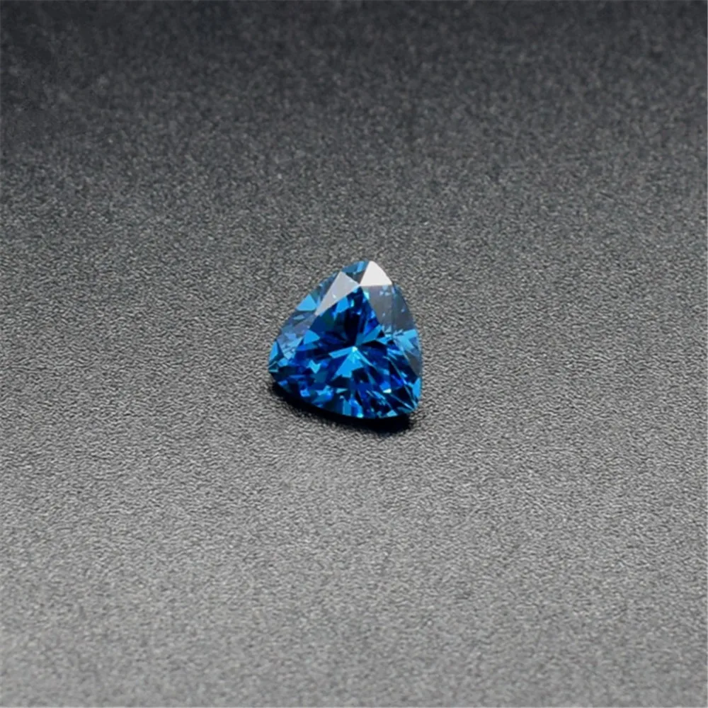 

Joanlyn Sapphire Trillion Faceted Gemstone Trilliant Cut Light Blue Sapphire Gem Multiple Sizes to Choose C49S