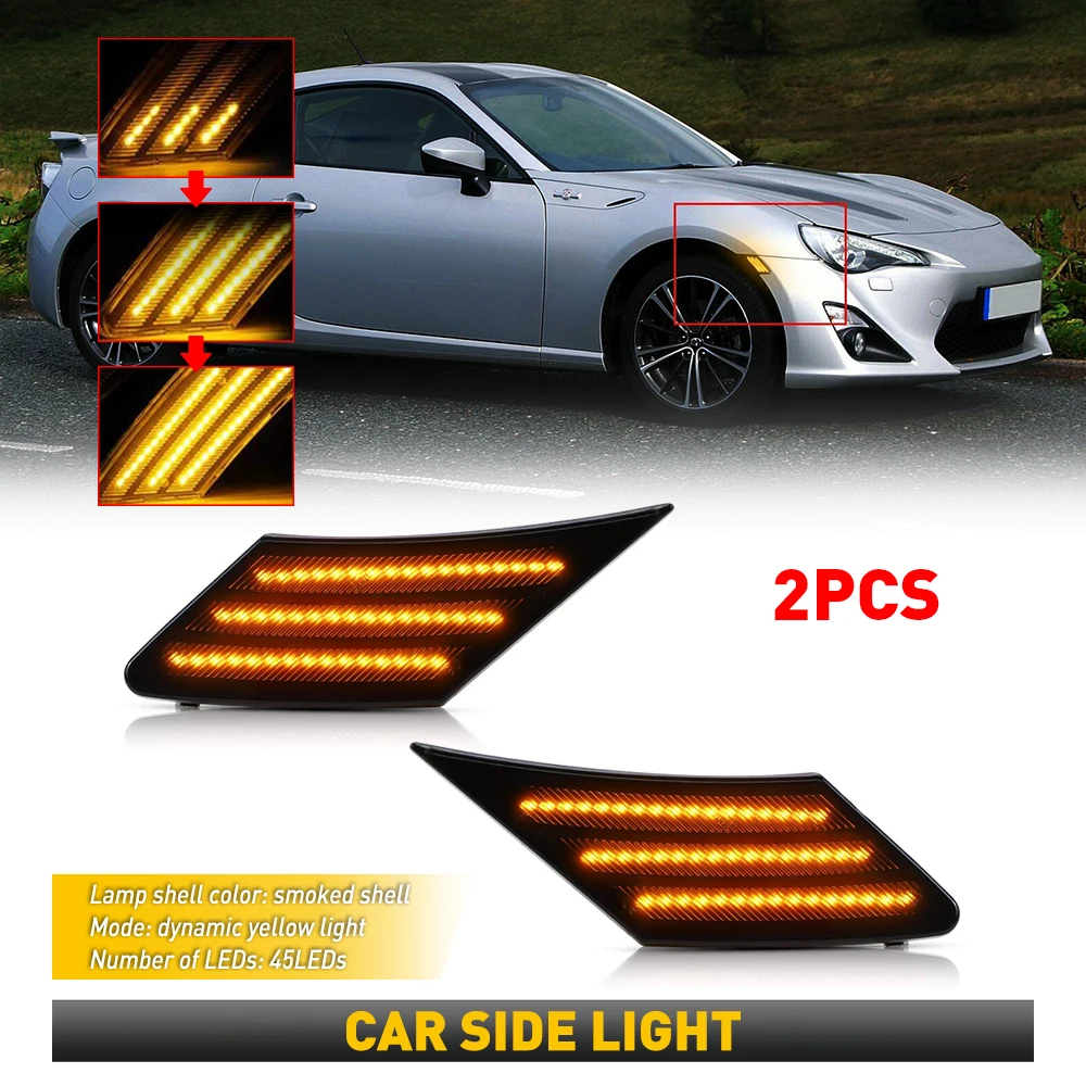 2Pcs Amber LED Bumper Side Marker Light For Scion FR-S 2013-2016 Toyota 86 2017-2020 Subaru BRZ 2013-2020 Front Side Marker Lamp
2Pcs Amber LED Bumper Side Marker Light For Scion FR-S 2013-2016 Toyota 86 2017-2020 Subaru BRZ 2013-2020 Front Side Marker Lamp