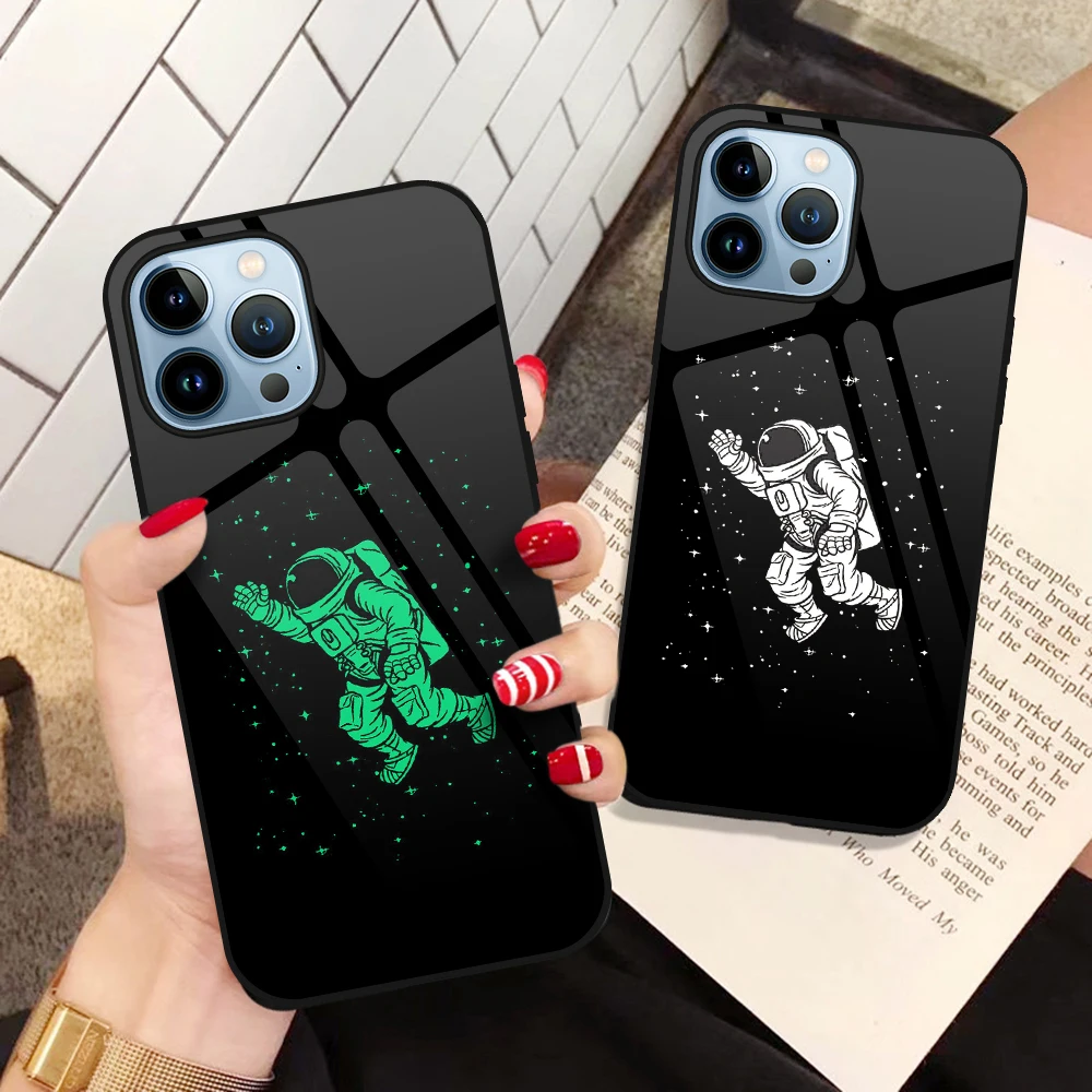 Astronaut Luminous Glass Case for Iphone 14 13 11 Pro Max 12 Mini XS X XR 6S 7 8 Plus SE 2022 2020 Cover Cartoon Cute Fundas
Astronaut Luminous Glass Case for Iphone 14 13 11 Pro Max 12 Mini XS X XR 6S 7 8 Plus SE 2022 2020 Cover Cartoon Cute Fundas