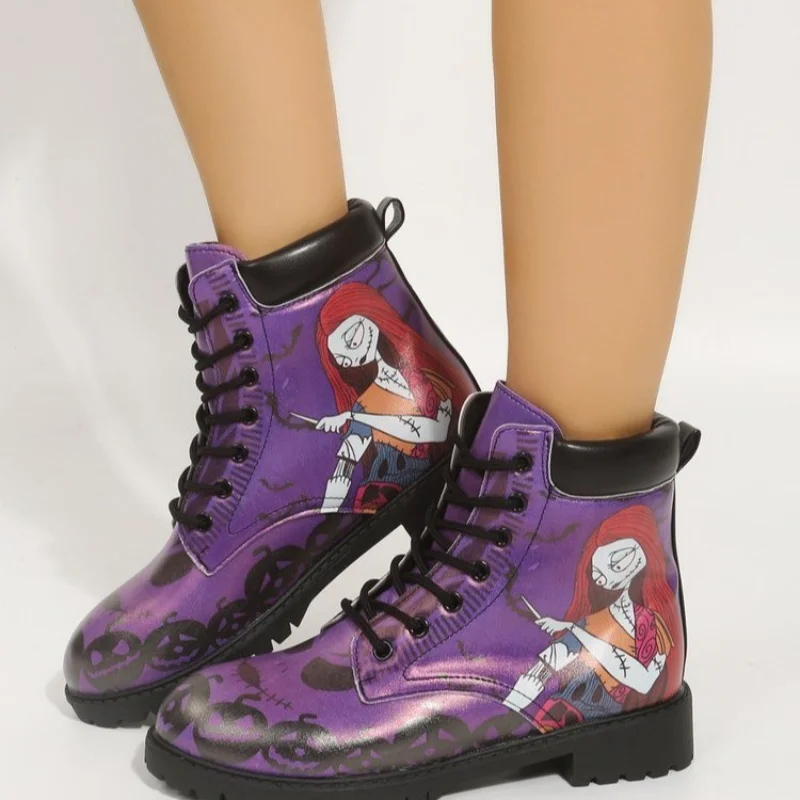 Women Snow Ankle Boots Motorcycle Boots Skull Low Heel Shoes Retro Women Shoes Casual Fashion Women Boots Size 46 Zapatos Mujer
Women Snow Ankle Boots Motorcycle Boots Skull Low Heel Shoes Retro Women Shoes Casual Fashion Women Boots Size 46 Zapatos Mujer