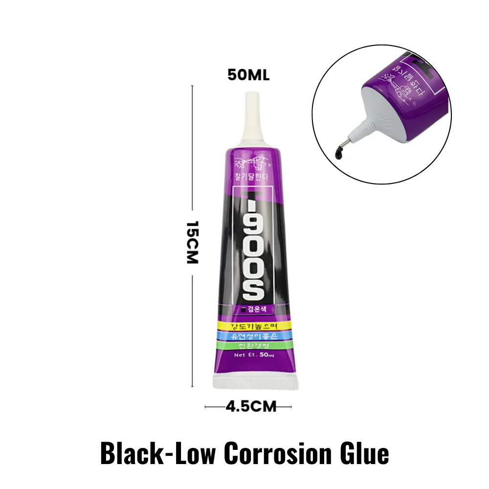 Zhanlida T900S 50ML Black Low Corrosion Contact Adhesive Acrylic Friendly Phone Frame Case Repair Glue
Zhanlida T900S 50ML Black Low Corrosion Contact Adhesive Acrylic Friendly Phone Frame Case Repair Glue
