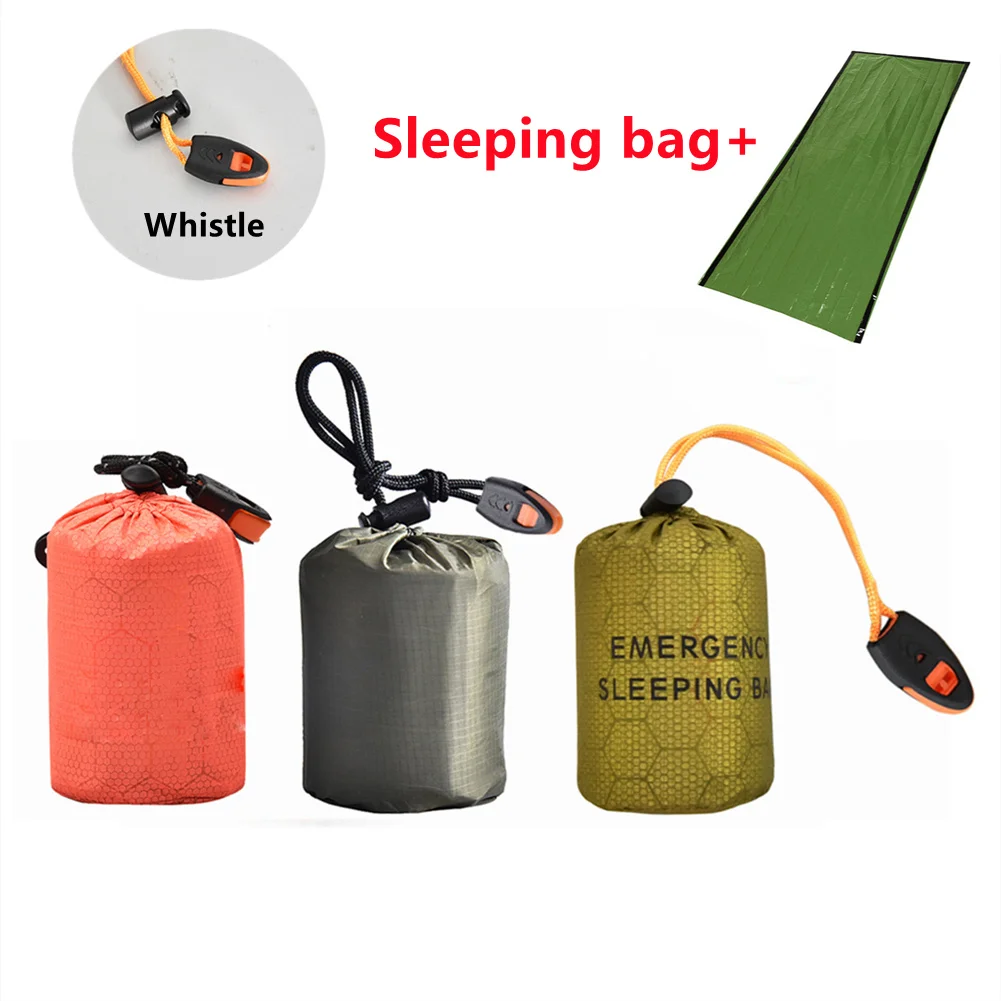 Outdoor Emergency Waterproof Sleeping Bag 200x90CM Portable Warmth Survival Camping Reusable Sleeping Bag With Storage Bag
Outdoor Emergency Waterproof Sleeping Bag 200x90CM Portable Warmth Survival Camping Reusable Sleeping Bag With Storage Bag