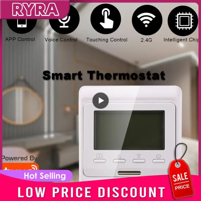 1/2/3PCS WiFi Heat Floor Programmable Thermostat 220V 16A Electric Home Underfloor Warm Heating Temperature Controller APP
1/2/3PCS WiFi Heat Floor Programmable Thermostat 220V 16A Electric Home Underfloor Warm Heating Temperature Controller APP