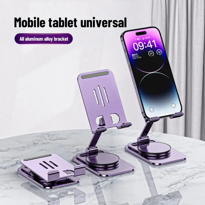 Smartphone Mount Stable Universal Desktop Phone Stand Aluminum Alloy Rotating For Xiaomi Folding Bracket Mobile Phone Holder
Smartphone Mount Stable Universal Desktop Phone Stand Aluminum Alloy Rotating For Xiaomi Folding Bracket Mobile Phone Holder