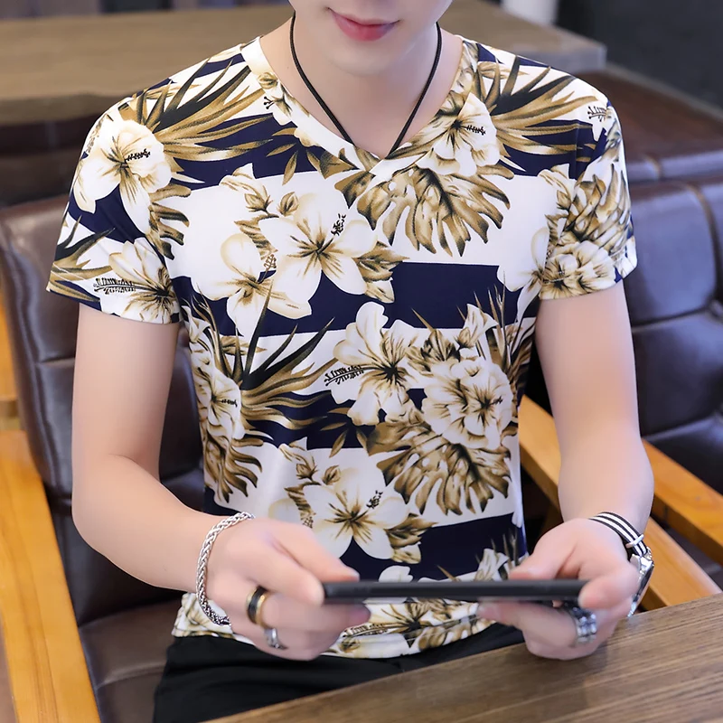 Print T-Shirts Men Fashion T-Shirts Male V-Neck Short Sleeve Ice Silk Man Tee Shirts 2022 New Arrival 3XL Mens Brand Clothing
Print T-Shirts Men Fashion T-Shirts Male V-Neck Short Sleeve Ice Silk Man Tee Shirts 2022 New Arrival 3XL Mens Brand Clothing