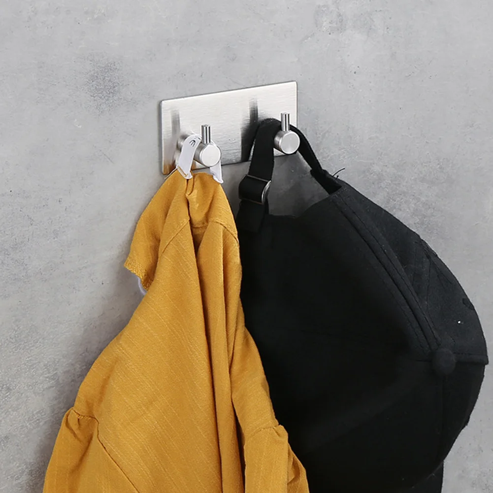 Sticky Hook Towel Holder Hanging Hooks Kitchen Hardware Self Adhesive Silver Towel Racks Triple Hooks Bathroom
Sticky Hook Towel Holder Hanging Hooks Kitchen Hardware Self Adhesive Silver Towel Racks Triple Hooks Bathroom