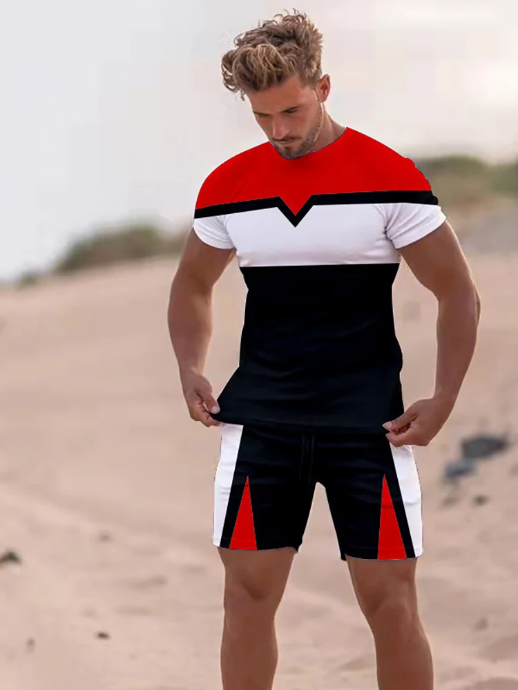 3D Tracksuit Set Men Summer Fashion Clothing T-shirt Shorts 2 Pieces Casual Streetwear Oversized Suit
3D Tracksuit Set Men Summer Fashion Clothing T-shirt Shorts 2 Pieces Casual Streetwear Oversized Suit