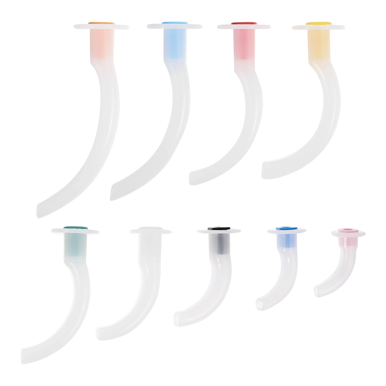 1 Set/9pcs Disposable Oral Airway Tube for First Aid Airway Kit Oral Airway Tool
1 Set/9pcs Disposable Oral Airway Tube for First Aid Airway Kit Oral Airway Tool