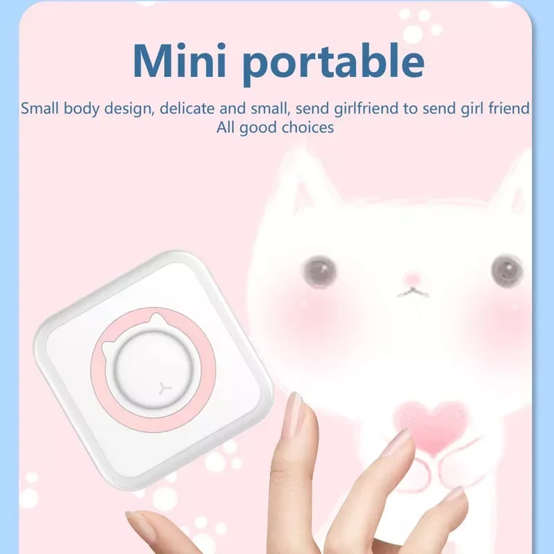 Pocket Thermal Printer Bluetooth Portable Mini Wireless 200dpi Photo Label Memo List No Ink Printing Wireless Printer Clearly
Pocket Thermal Printer Bluetooth Portable Mini Wireless 200dpi Photo Label Memo List No Ink Printing Wireless Printer Clearly