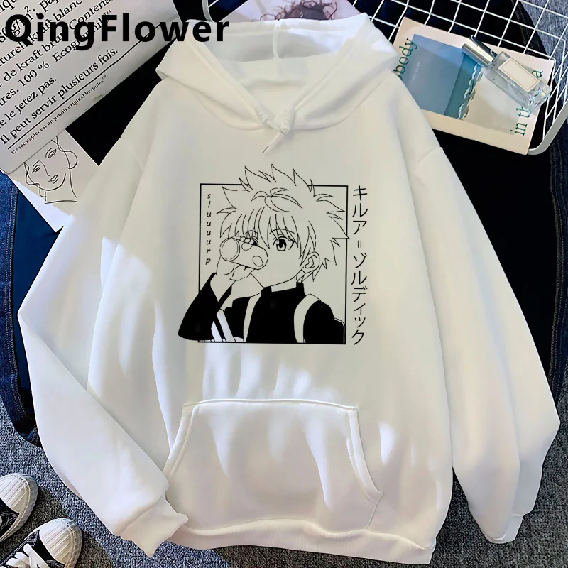 Anime Hunter x Hunter Killua Hisoka Jujutsu Kaisen Gojo Satoru hoodies men Oversized anime male hoddies graphic y2k aesthetic
Anime Hunter x Hunter Killua Hisoka Jujutsu Kaisen Gojo Satoru hoodies men Oversized anime male hoddies graphic y2k aesthetic