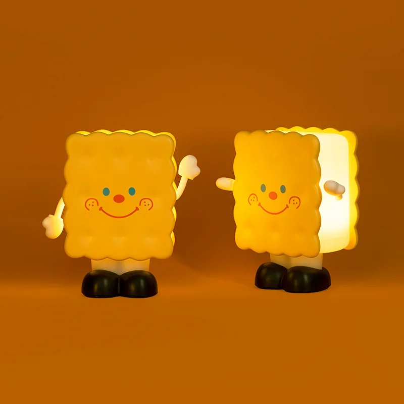 Biscuit Night Light Children's Bedroom Cute Ornaments USB Charging Stepless Dimming Eye Protection Sleeping Light
Biscuit Night Light Children's Bedroom Cute Ornaments USB Charging Stepless Dimming Eye Protection Sleeping Light