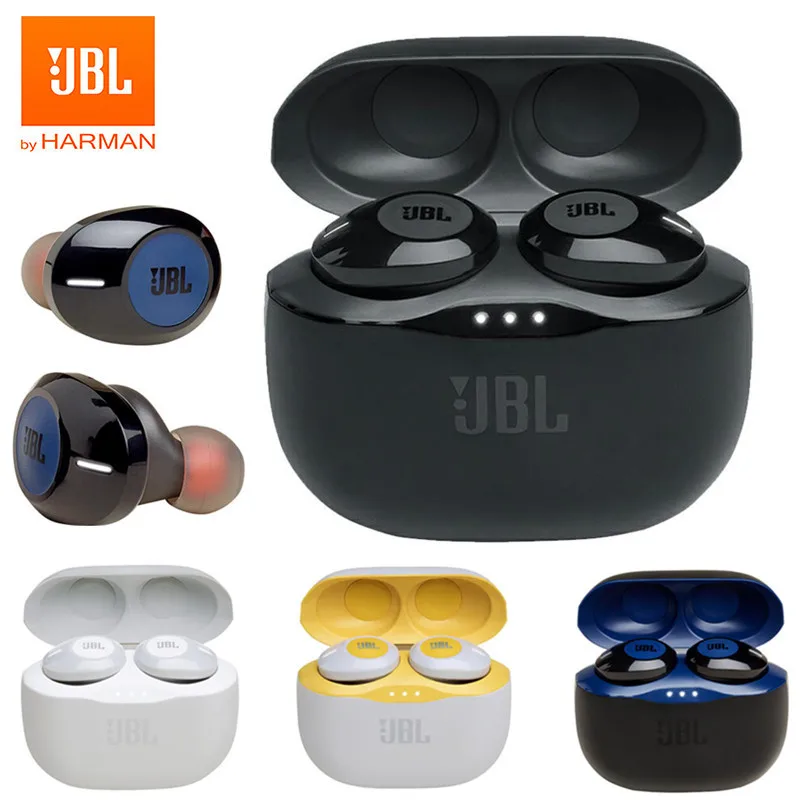 Original JBL T120 TUNE120 TWS True Wireless Bluetooth-Compatible Earphones Stereo Earbuds Bass Sound Headphones Headset With Mic
Original JBL T120 TUNE120 TWS True Wireless Bluetooth-Compatible Earphones Stereo Earbuds Bass Sound Headphones Headset With Mic