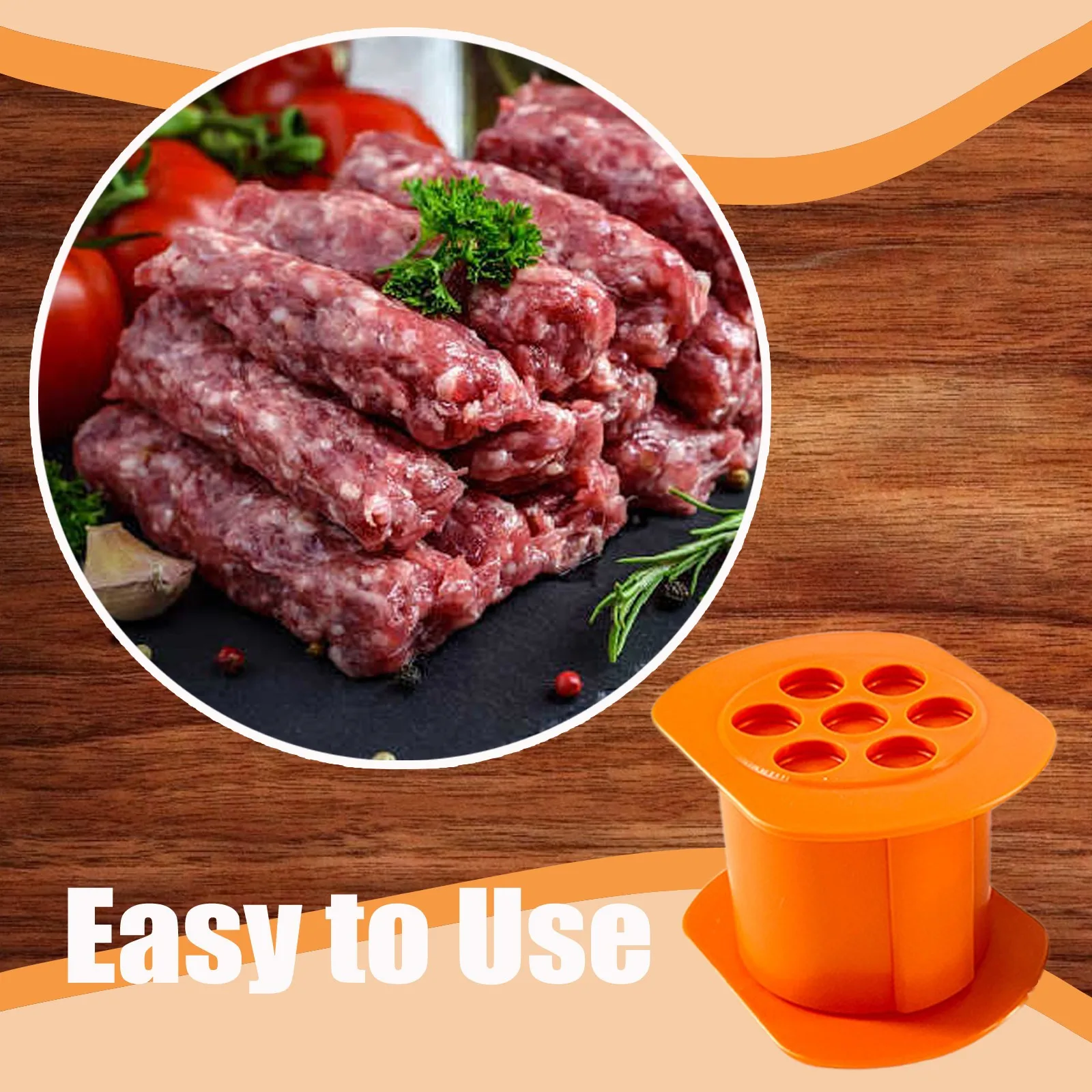 Пресс для мяса Cevapcici, кухонный инструмент для хот-догов, бургеров, мяса, колбасы, гаджет ручной работы, кухонные инструменты
Пресс для мяса Cevapcici, кухонный инструмент для хот-догов, бургеров, мяса, колбасы, гаджет ручной работы, кухонные инструменты