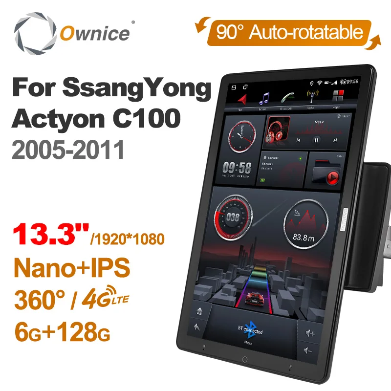 13,3 дюймов 1920*1080 Ownice Android 10,0 для SsangYong Actyon C100 2005-2011 Автомагнитола авто мультимедиа видео аудио GPS без DVD 
13,3 дюймов 1920*1080 Ownice Android 10,0 для SsangYong Actyon C100 2005-2011 Автомагнитола авто мультимедиа видео аудио GPS без DVD