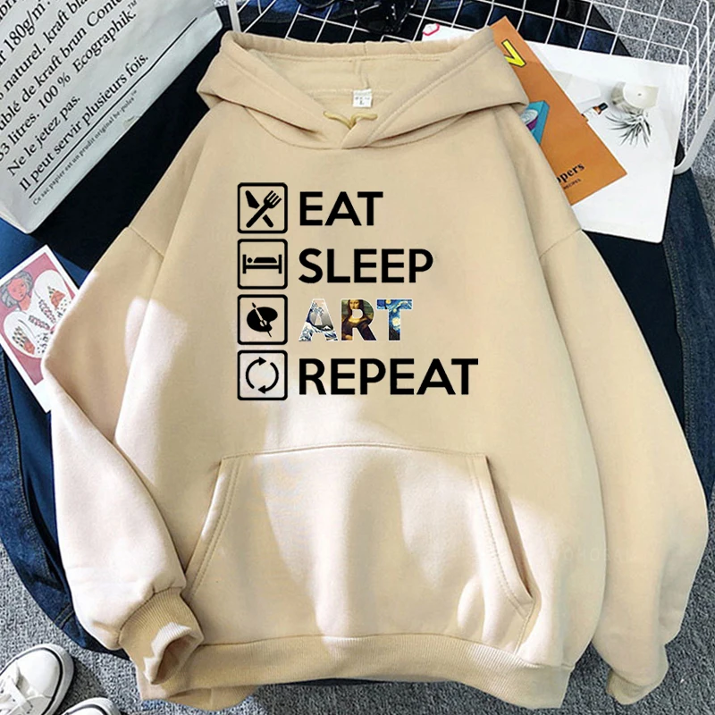 Eat Sleep Art Repeat Graphic Hoodie Teachers Art Clothes Men Teachers Day Harajuku Hoodie Autumn Winter Lounge Wear Teacher Gift
Eat Sleep Art Repeat Graphic Hoodie Teachers Art Clothes Men Teachers Day Harajuku Hoodie Autumn Winter Lounge Wear Teacher Gift