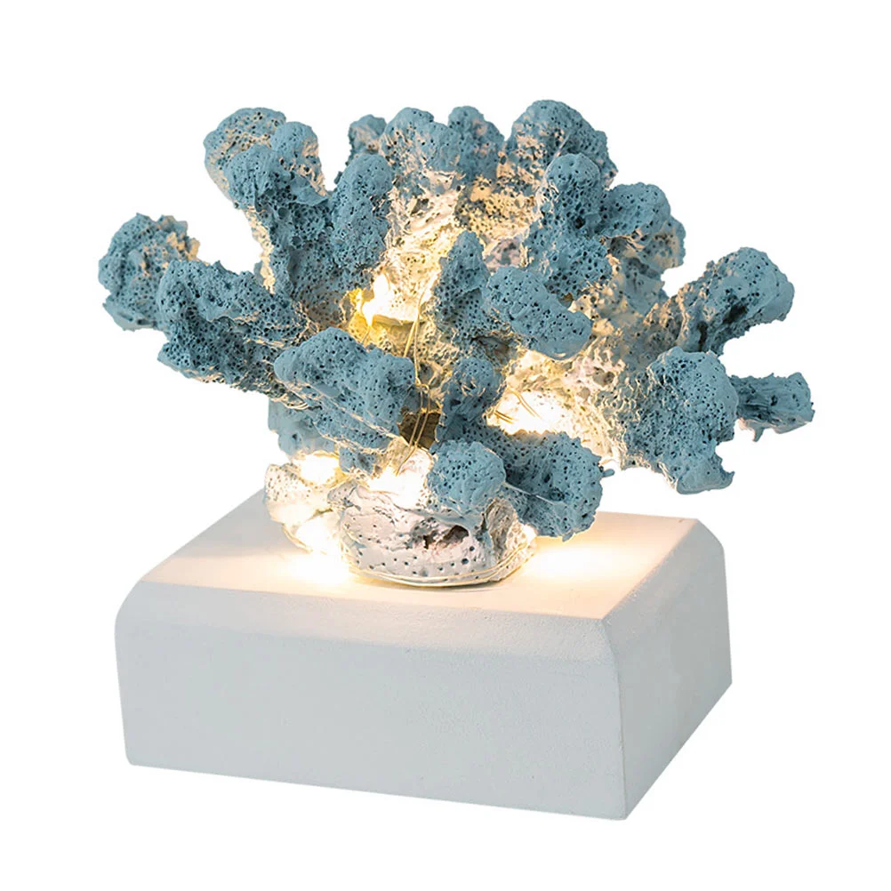 Coral Night Decor Resin Light Sculpture Figurine Ornament Mediterranean Adornment Lamp Branch Simulated Piece Statue Nautical
Coral Night Decor Resin Light Sculpture Figurine Ornament Mediterranean Adornment Lamp Branch Simulated Piece Statue Nautical