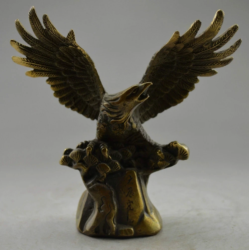 Rare Old Collectible Decorated Old Handwork Copper Carved Eagle Tree Statue copper tools wedding Decoration Brass Bronze
Rare Old Collectible Decorated Old Handwork Copper Carved Eagle Tree Statue copper tools wedding Decoration Brass Bronze