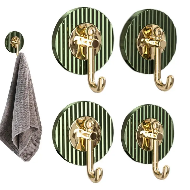 Stick On Wall Hooks 4pcs Seamless Heavy Duty Adhesive Wall Hooks Self Adhesive Luxury Hooks For Bathroom Bedroom Keys Hooks
Stick On Wall Hooks 4pcs Seamless Heavy Duty Adhesive Wall Hooks Self Adhesive Luxury Hooks For Bathroom Bedroom Keys Hooks