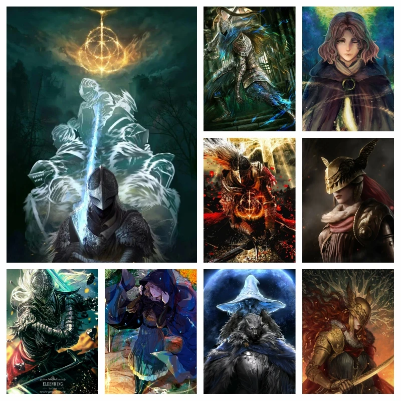 Diy Elden Ring Tarnished Diamond Painting Rhinestone Photo Warrior Game Full Drills Embroidery Cross Stitch Kit Gift Room Decor 
Diy Elden Ring Tarnished Diamond Painting Rhinestone Photo Warrior Game Full Drills Embroidery Cross Stitch Kit Gift Room Decor
