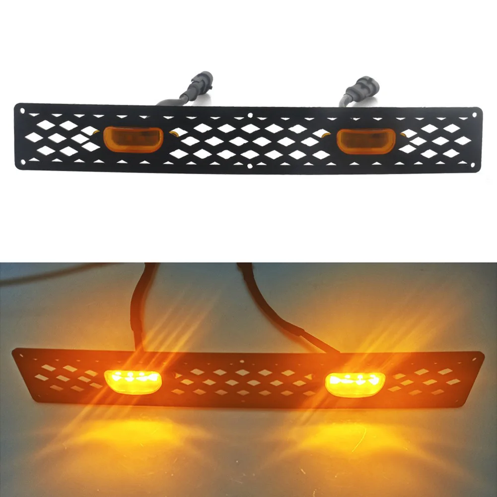 Brand New Durable High Quality Front Hood Grille LED Lights Amber Assy DC 12-24V Decoration 4pcs 81.88 Inch ABS
Brand New Durable High Quality Front Hood Grille LED Lights Amber Assy DC 12-24V Decoration 4pcs 81.88 Inch ABS