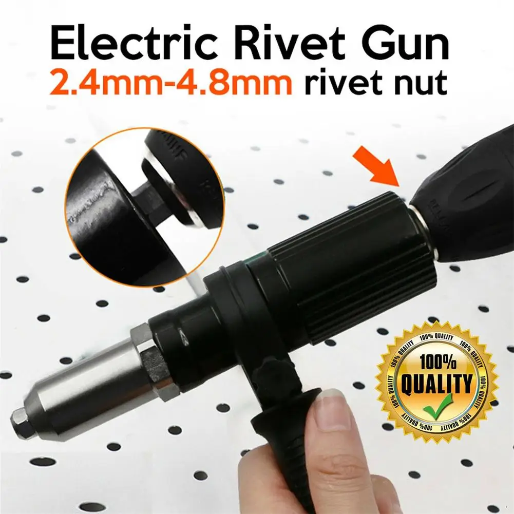 Electric Rivet Nut Gun Adapter Professional Cordless Power Drill Tool Kit For Automobile Manufacturing Production Drop shipping
Electric Rivet Nut Gun Adapter Professional Cordless Power Drill Tool Kit For Automobile Manufacturing Production Drop shipping