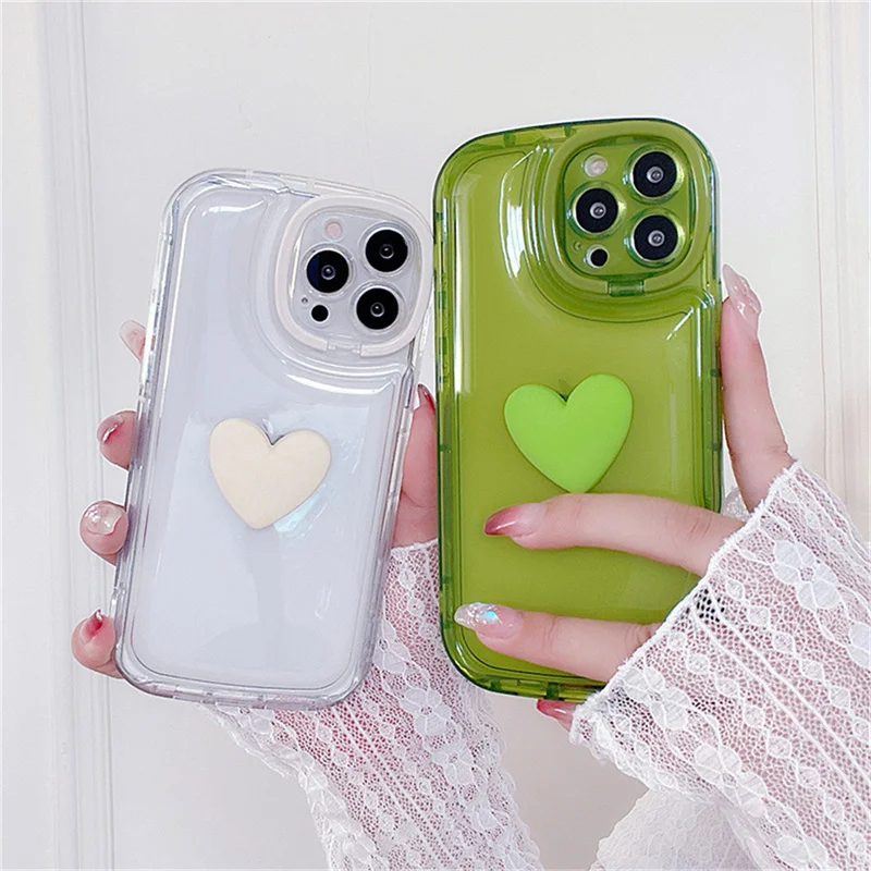 Модный прозрачный чехол для телефона с любовным сердцем для iPhone 11, 12, 13 Pro Max, защитный чехол ярких цветов для объектива, подставка-держатель, мягкий чехол из ТПУ
Модный прозрачный чехол для телефона с любовным сердцем для iPhone 11, 12, 13 Pro Max, защитный чехол ярких цветов для объектива, подставка-держатель, мягкий чехол из ТПУ