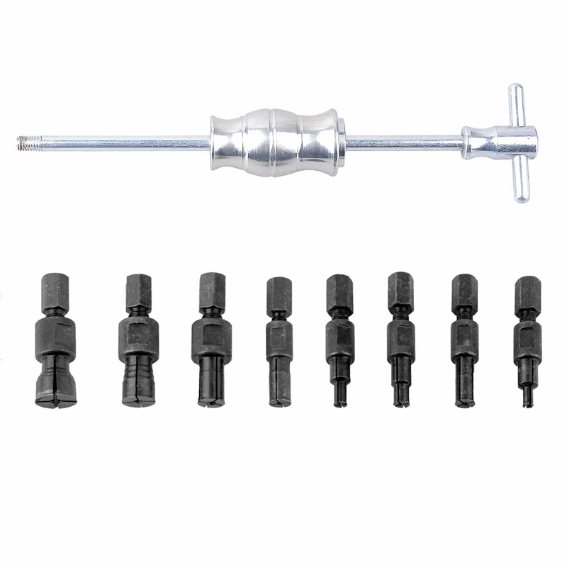 9pcs Blind Hole Kit Slide Hammer Pilot Internal Bearing Puller Bearing Extractor Removal Tool Kit Bearing Gear Extractor
9pcs Blind Hole Kit Slide Hammer Pilot Internal Bearing Puller Bearing Extractor Removal Tool Kit Bearing Gear Extractor