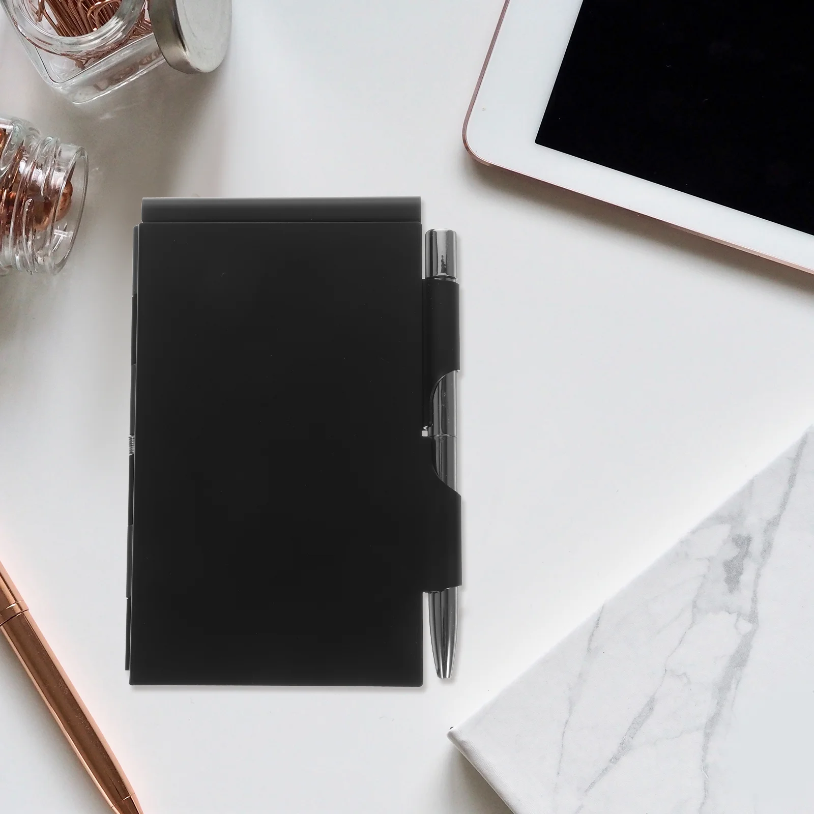 Pocket Notepad Office School Notepad Pocket Note Planner Metal Case Notepad with Pen
Pocket Notepad Office School Notepad Pocket Note Planner Metal Case Notepad with Pen