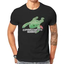 Froggy Beanie Baby T Shirt for Men 100% Cotton Funny T-Shirts Round Collar Frog Meme Funny Tees Short Sleeve Clothing Plus Size