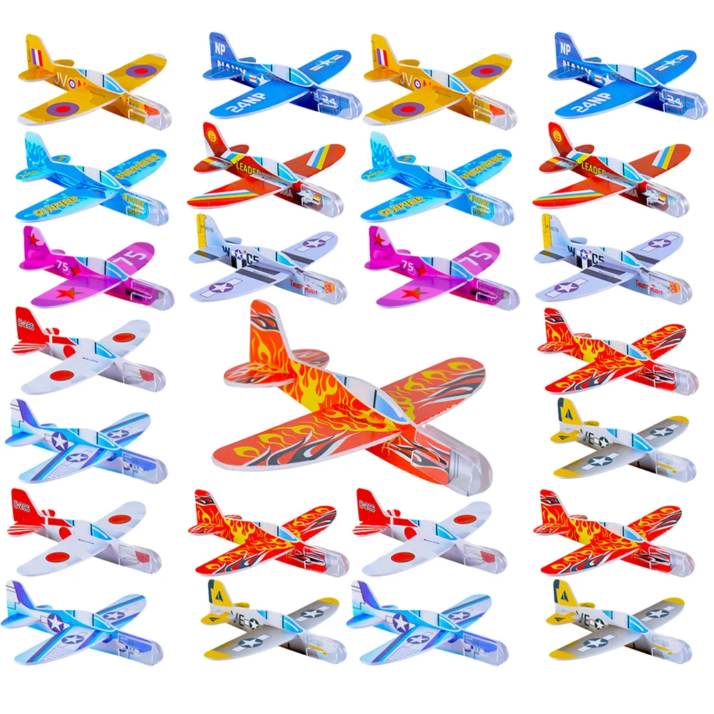 10cm EVA Foam Hand Throw Airplane Toy Aircraft Flying Glider Planes Model Toys Children Outdoor Fun Toys Random Style
10cm EVA Foam Hand Throw Airplane Toy Aircraft Flying Glider Planes Model Toys Children Outdoor Fun Toys Random Style