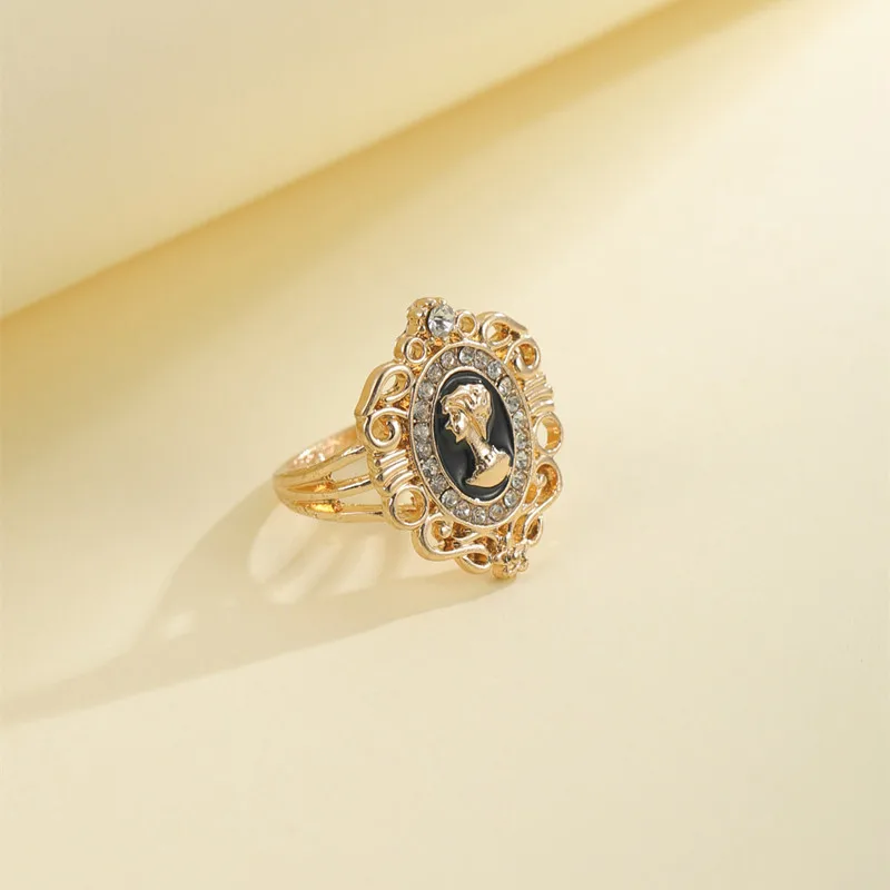 Vintage Creative Engraving Openwork Gold Silver Color Lady Portrait Glamour Ring Punk Hip Hop Party Fashion Jewelry for Women
Vintage Creative Engraving Openwork Gold Silver Color Lady Portrait Glamour Ring Punk Hip Hop Party Fashion Jewelry for Women