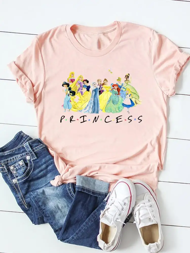 Disney Princess Watercolor 90s Summer Female Mickey Mouse Tee Top Clothing Fashion Casual Cartoon Graphic T-shirts Women Clothes
Disney Princess Watercolor 90s Summer Female Mickey Mouse Tee Top Clothing Fashion Casual Cartoon Graphic T-shirts Women Clothes
