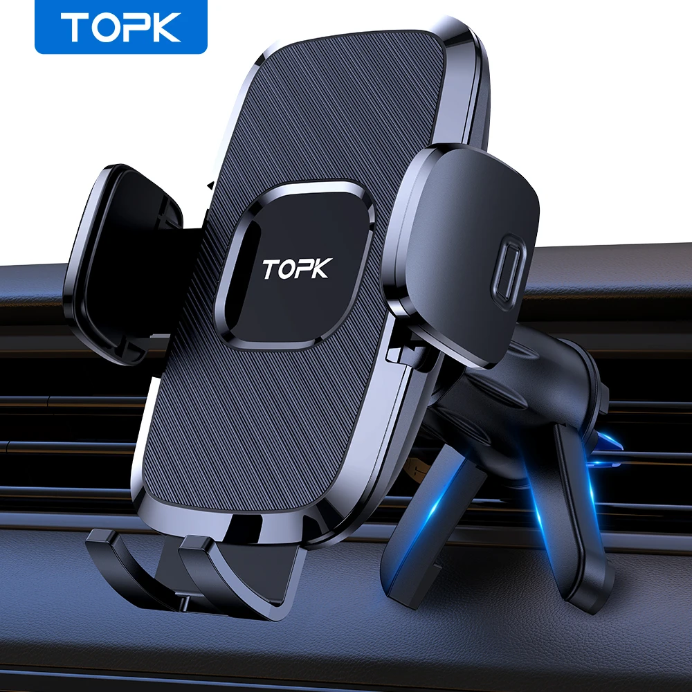 Автомобильный держатель для телефона TOPK с креплением на вентиляционное отверстие Автомобильный держатель для телефона обновленный крюк гравитационный, алюминиевая автомобильная подставка для iPhone 15 14 13 12 11 Pro Max 
Автомобильный держатель для телефона TOPK с креплением на вентиляционное отверстие Автомобильный держатель для телефона обновленный крюк гравитационный, алюминиевая автомобильная подставка для iPhone 15 14 13 12 11 Pro Max