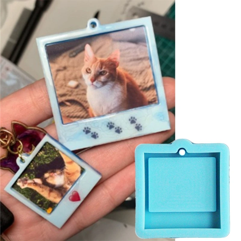 L21E Creative Photo Frame Keychain Epoxy Resin Mold Handmade Pendants Silicone Mould DIY Crafts Jewelry Necklace Earring Mold
L21E Creative Photo Frame Keychain Epoxy Resin Mold Handmade Pendants Silicone Mould DIY Crafts Jewelry Necklace Earring Mold