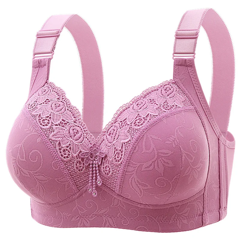 New Large Size Luxury Lace Lace Without Steel Ring Women's Bra Push Up Breathable Comfortable Adjustable Women's Underwear
New Large Size Luxury Lace Lace Without Steel Ring Women's Bra Push Up Breathable Comfortable Adjustable Women's Underwear
