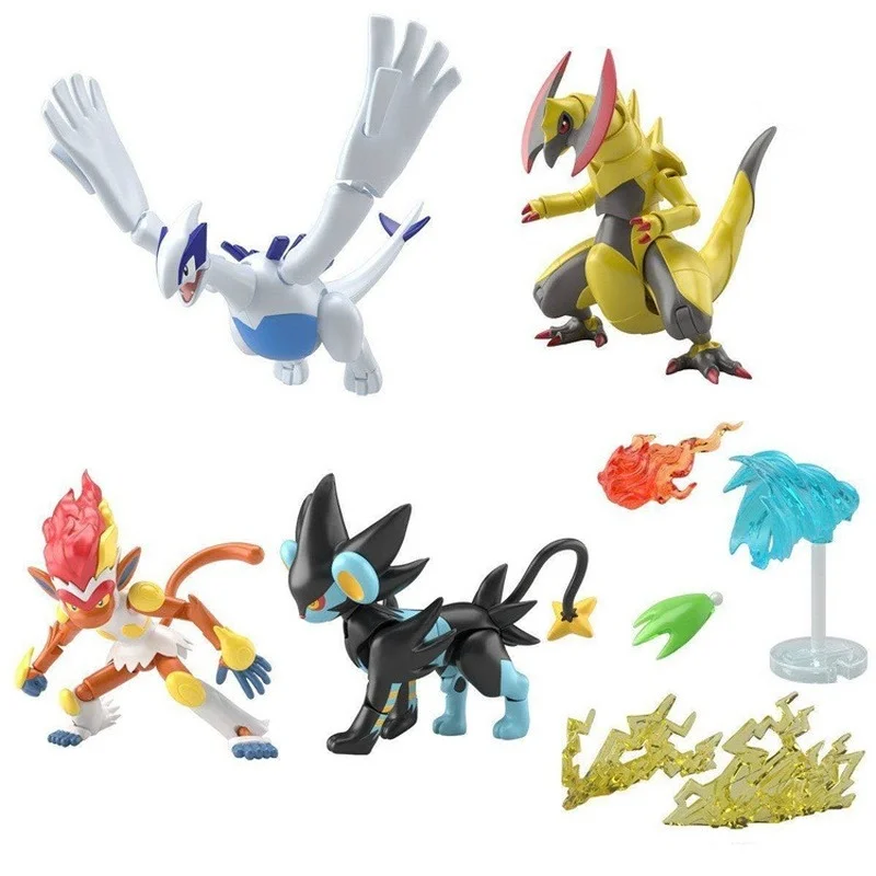 Фигурки покемонов Bandai, Shiwan Lugia Infernape Luxray Haxorus, Аниме фигурки, настоящая модель, экшн-фигурки, игрушки для детей
Фигурки покемонов Bandai, Shiwan Lugia Infernape Luxray Haxorus, Аниме фигурки, настоящая модель, экшн-фигурки, игрушки для детей