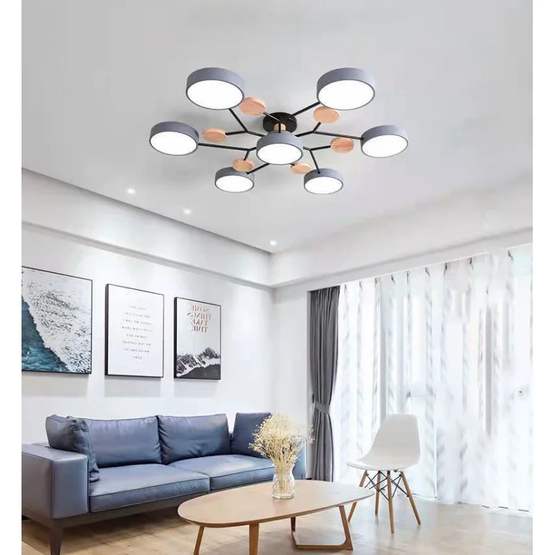 Скандинавская светодиодный ная потолочная лампа для гостиной, люстра для спальни, столовой, кухни, потолочный светильник из массива дерева,... 
Скандинавская светодиодный ная потолочная лампа для гостиной, люстра для спальни, столовой, кухни, потолочный светильник из массива дерева,...