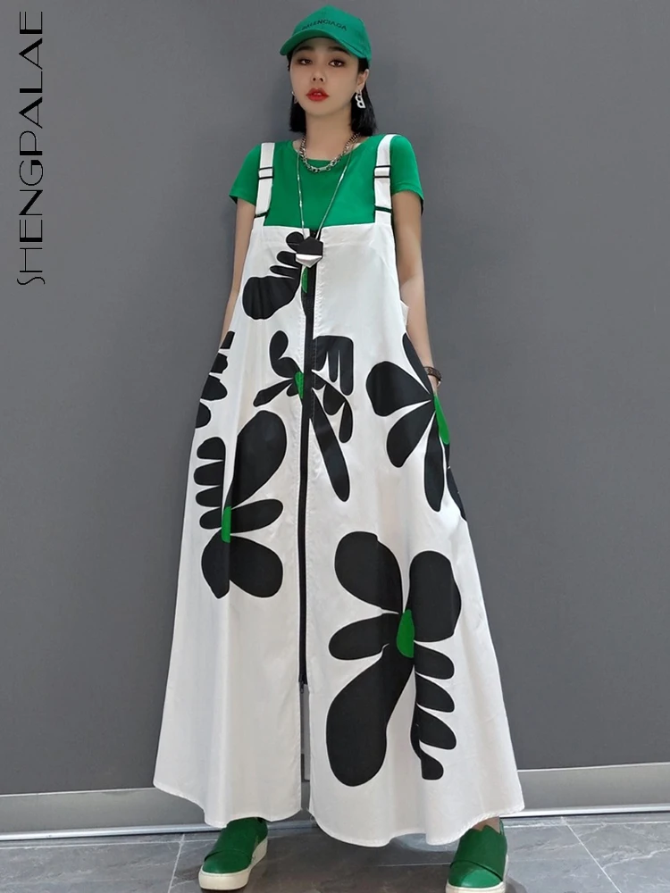 SHENGPALAE Suspender Dress For Women Korean Fashion Loose Zipper Splicing Printing Vestido Robe Y2k Clothes 2023 Summer 5R1178
SHENGPALAE Suspender Dress For Women Korean Fashion Loose Zipper Splicing Printing Vestido Robe Y2k Clothes 2023 Summer 5R1178
