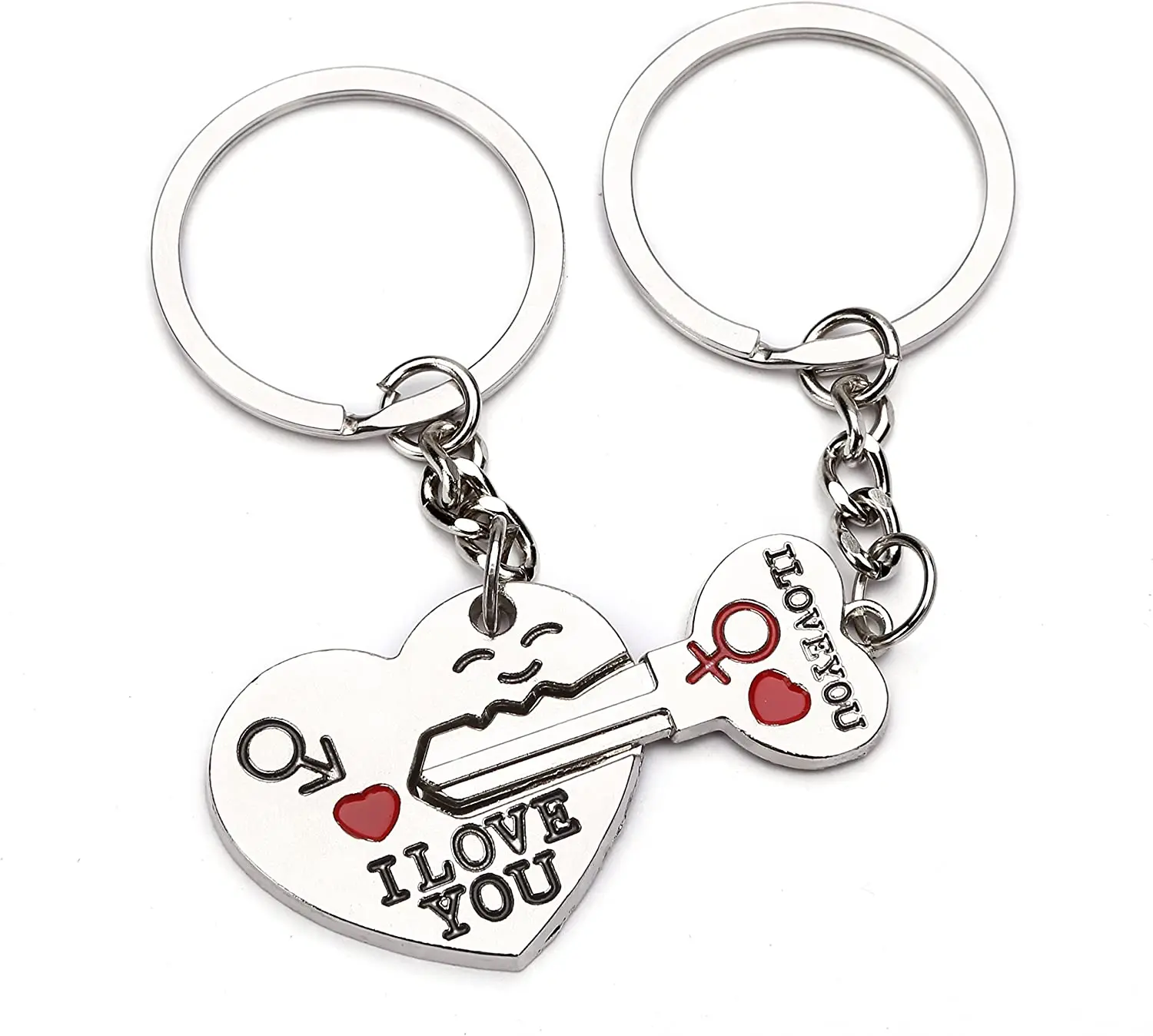2pcs I Love You Key Chain Women Men Bag Pendant Couple Metal Red Heart Keychains Set For Boyfriend Girlfriend Valentine Day Gift
2pcs I Love You Key Chain Women Men Bag Pendant Couple Metal Red Heart Keychains Set For Boyfriend Girlfriend Valentine Day Gift